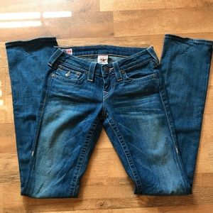 Women’s True Religion Straight Leg jeans size 25